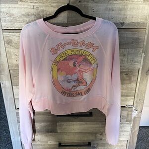 Recycled Karma Pink Graphic Tee